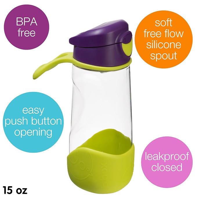 b.box 15 oz Sport Spout Kids Water Bottle - Image 3