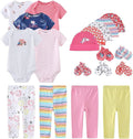 Kiddiezoom Newborn Baby Girl Boy Clothes Baby Outfits Pants Bodysuits Gifts Set by Kiddiezoom