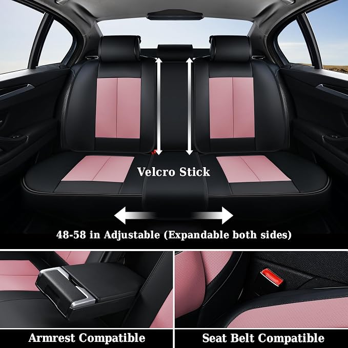 Coverado Universal Seat Covers Full Set, 5 Seats Universal Seat Covers - Image 5