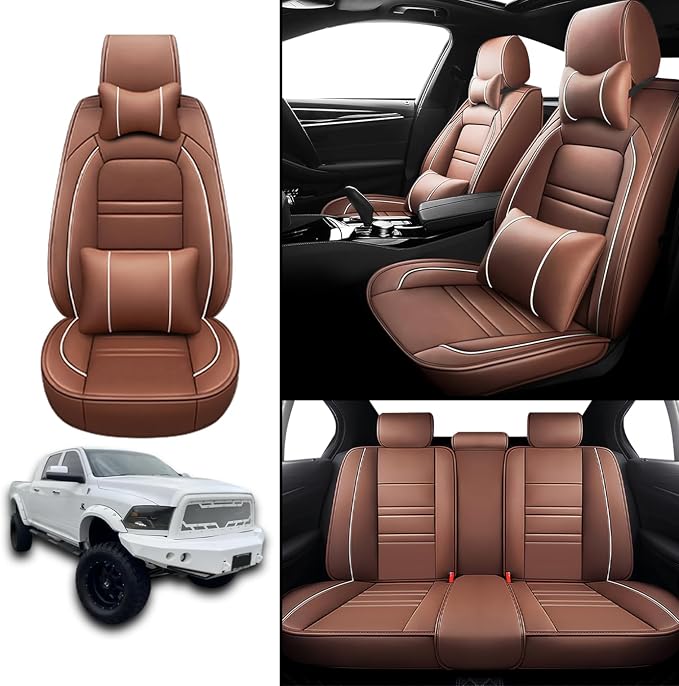 Car Seat Covers for Dodge ram 2500 2004-2011 | 5-Seats Seat Covers, Waterproof - Image 2