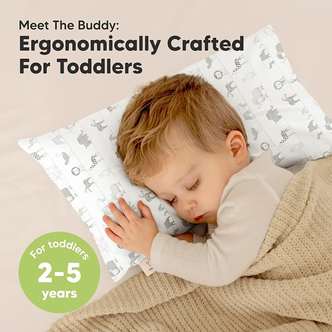 Toddler Pillow with Pillowcase - Image 2