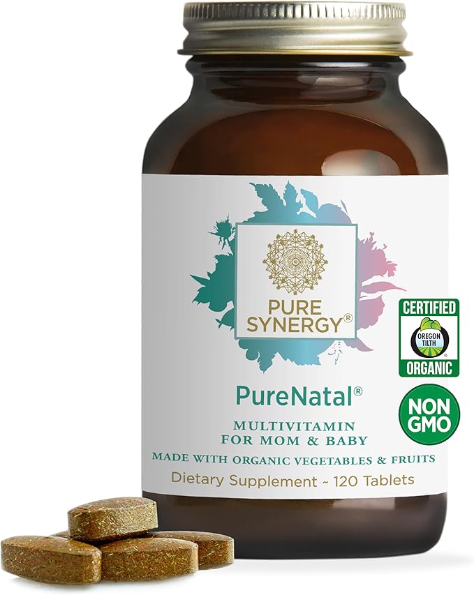 PURE SYNERGY PureNatal Prenatal Vitamins | Vegan Supplement Made by PureSynergy