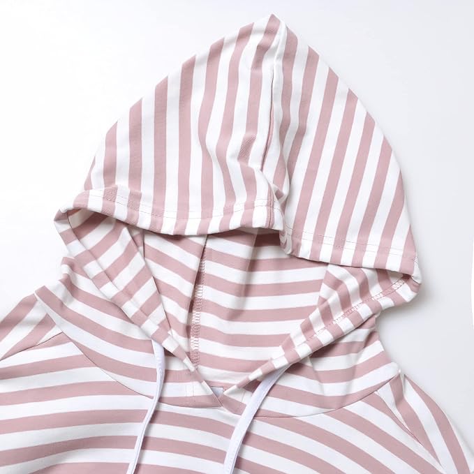 GINKANA Women's Nursing Hoodie Sweatshirt Long Sleeves Breastfeeding Maternity - Image 4