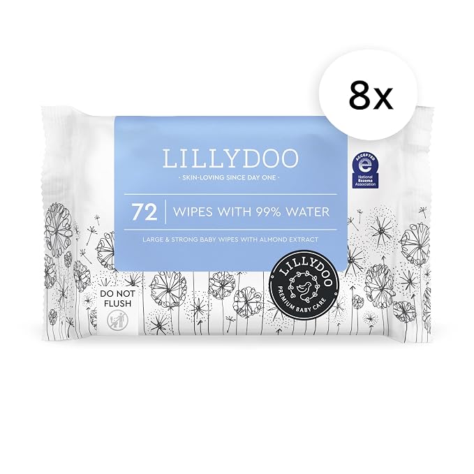 LILLYDOO Baby Wipes with 99% Water – Unscented, Hypoallergenic, Plant-Based - Image 2