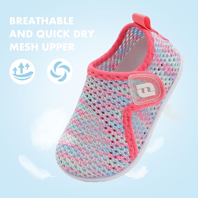 JOINFREE Baby Toddler Water Shoes Boys Girls Sandals Barefoot Kids Breathable - Image 3