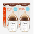 Thyseed Glass Natural Anti-Colic Baby Bottles | Newborn Breast Like Nursing by thyseed