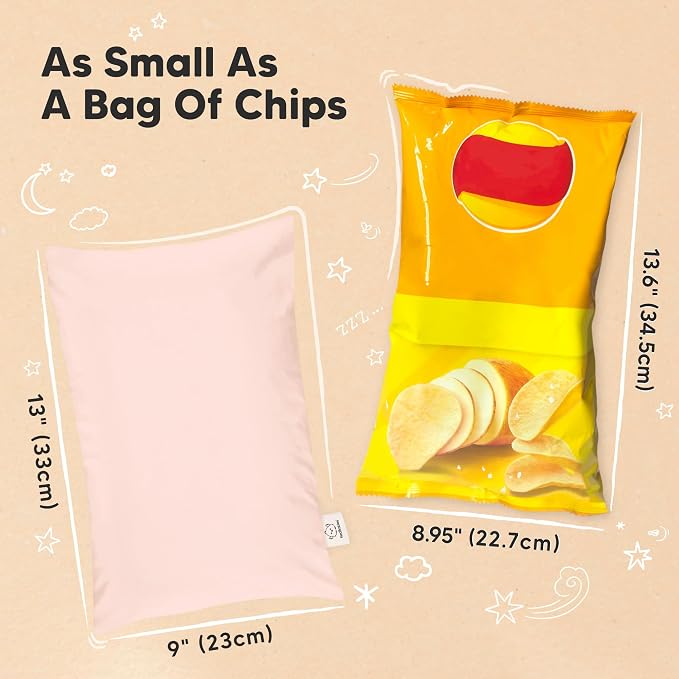 Mini Toddler Pillow with Pillowcase - Image 4