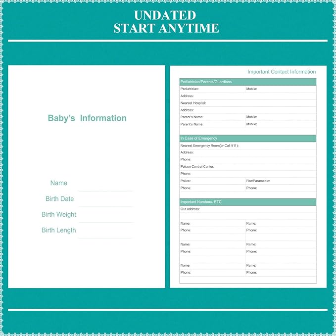 Baby's Daily Care Planner - Image 4
