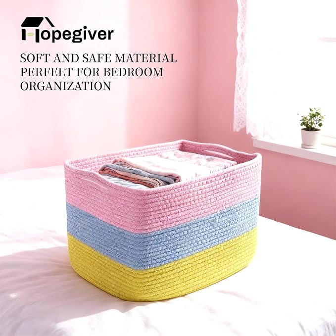 Hopegiver 3 Pack Storage Baskets - Image 6