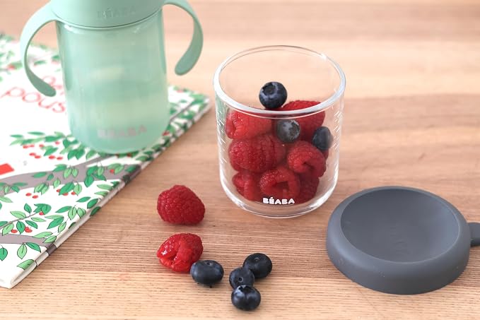 BEABA 8 oz Glass Baby Food Jars - Image 6