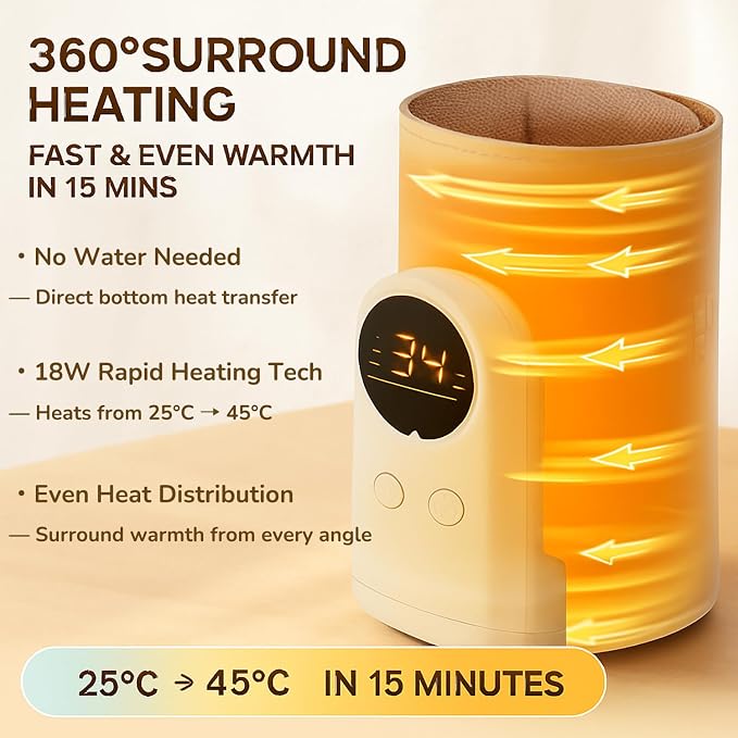 18W Portable Baby Bottle Warmer - Image 2