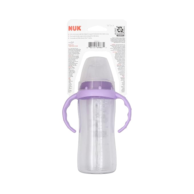 NUK Large Learner Tritan Cup, 10 oz, 8+ Months – BPA Free, Spill Proof Sippy Cup - Image 11