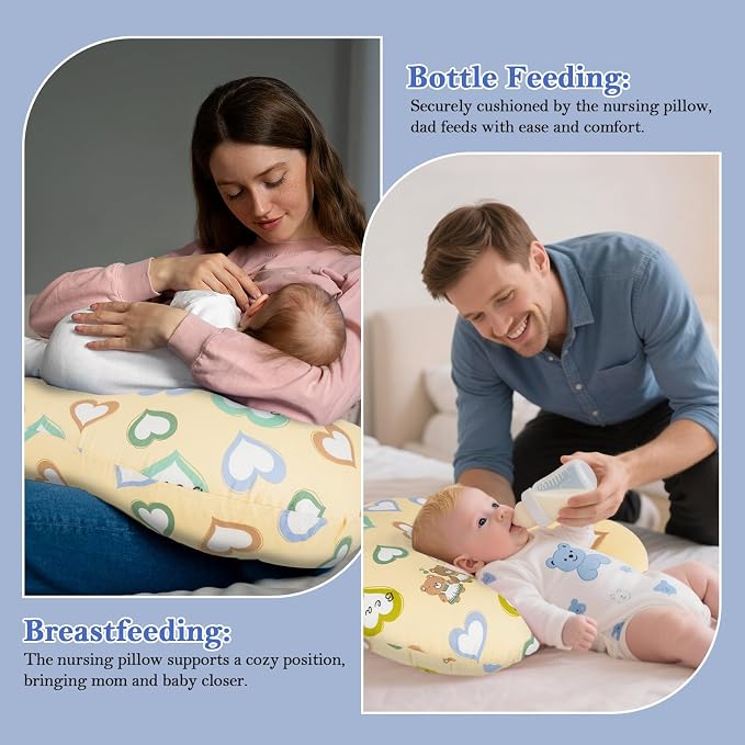 Nursing Pillow & Breastfeeding Pillow – Ergonomic C-Shape - Image 3