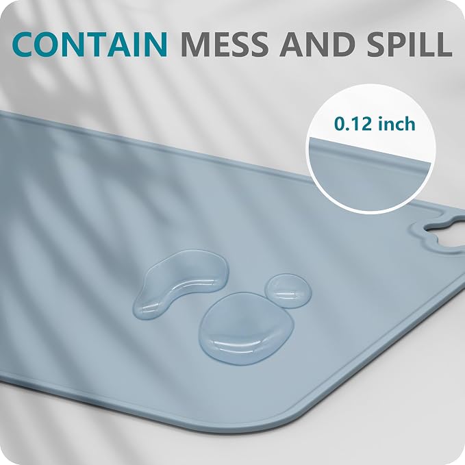 Cutebe Silicone Placemat for Toddles Kids Non-Slip Reusable Portable Kids - Image 6