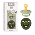 BIBS Pacifiers Colour Collection | Natural Rubber Baby Pacifier | Set of 2 by BIBS