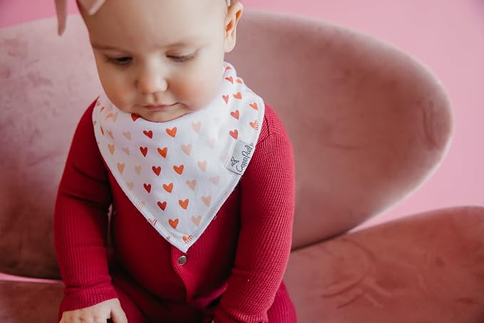 Copper Pearl 4 Pack Soft Cotton Baby Bibs - Image 7