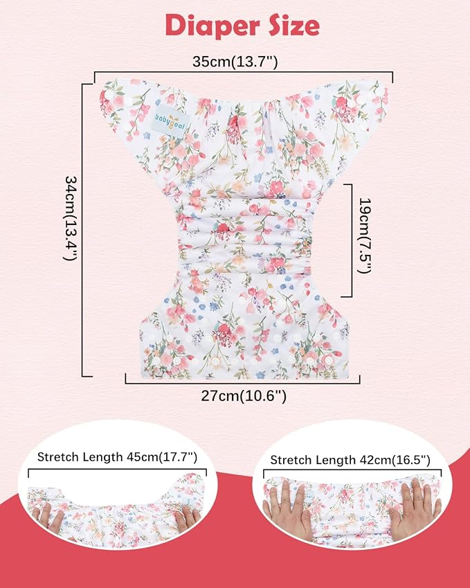 Babygoal Cloth Diaper Covers 6 Pack - Image 4