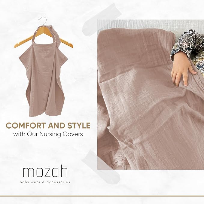 MOZAH Organic Muslin Swaddle Blankets - Image 3