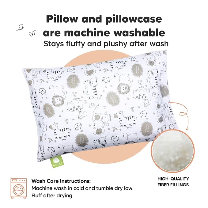 Toddler Pillow with Pillowcase - Image 4