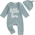 Fernvia Newborn Baby Boy Clothes Letters Print Bodysuit 3 6 9 12 18 Months Long by Fernvia