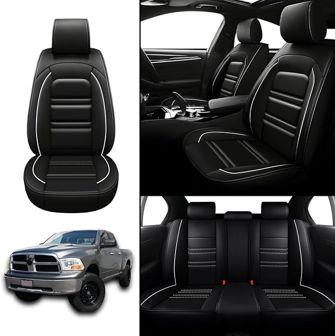 Seat Covers for Dodge ram 1500 2004-2011 | 5-Seats Leather Seat Covers - Image 2