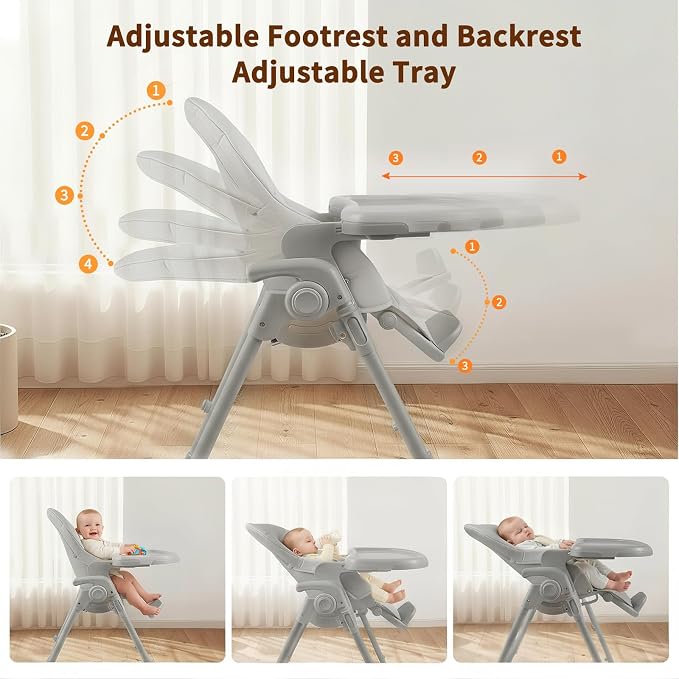 High Chair, Foldable High Chairs - Image 3