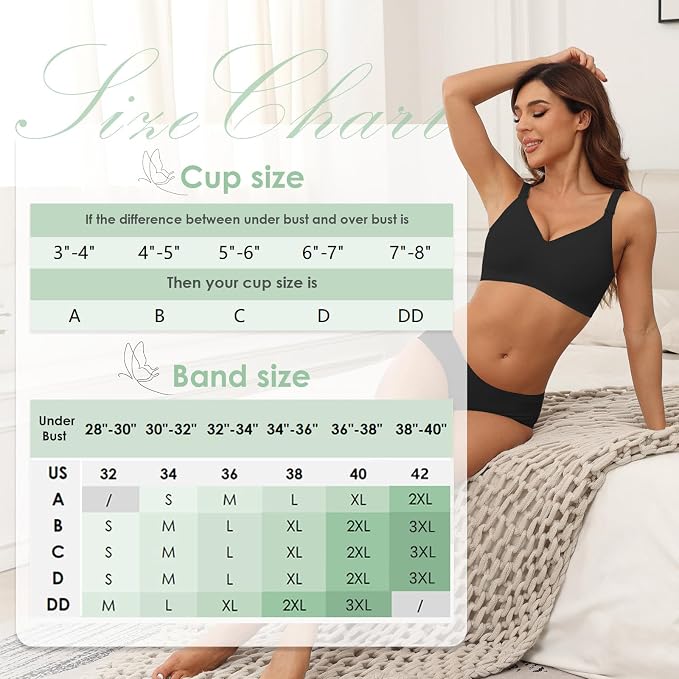 As Fairy Seamless Nursing Bras for Breastfeeding Soft Wireless Sleep Maternity - Image 7