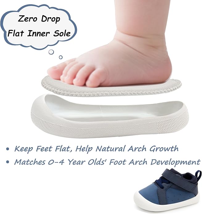 Wide Baby Shoes Boys Girls Zero Drop Barefoot Infant First Walkers Lightweight - Image 5
