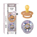 BIBS Colour Liberty Soother 2-Pack, BPA Free Dummy Pacifier, Round Nipple. by BIBS