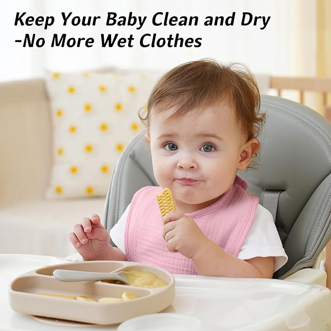 Muslin Baby Bibs Cotton Baby Drool Bandana Bibs - Image 4