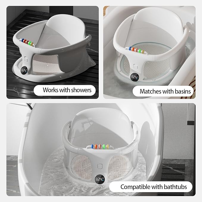Baby Bath seat for Babies Sitting up Infant Bath tub Portable sit up Seats - Image 9
