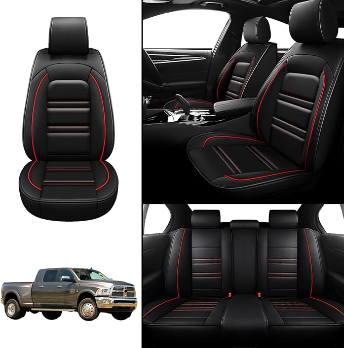 Seat Covers for Dodge ram 3500 2004-2011 | 5-Seats Leather Seat Covers - Image 2