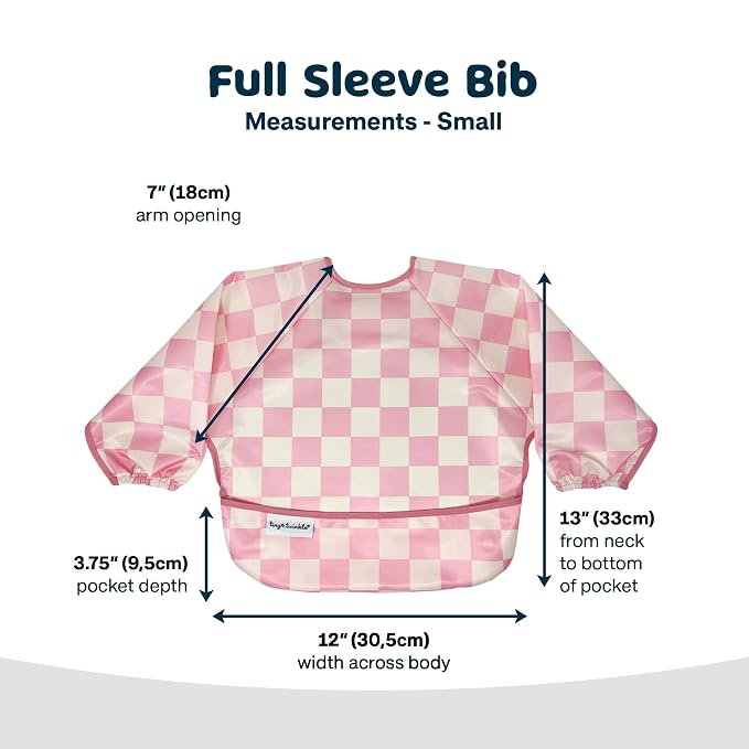 Tiny Twinkle Long Sleeve Bib for Babies & Toddlers – Waterproof Smock Bib for - Image 4