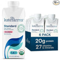 KATE FARMS Organic 1.4 High Calorie Nutrition Shake, Strawberry, 20g Protein by KateFarms