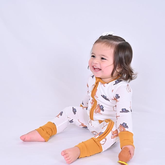 LollyBanks Baby Pajamas, 2-Way Zipper Romper, 95% Viscose Made from Bamboo and - Image 2