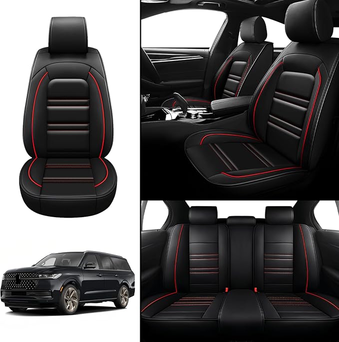 Seat Covers for Lincoln Navigator 1998-2025 | 5-Seats Leather Seat Covers - Image 2