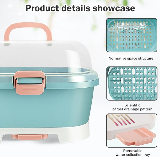 Baby Bottle Organizer for Storage, Baby Bottle Storage Large Capacity - Image 8