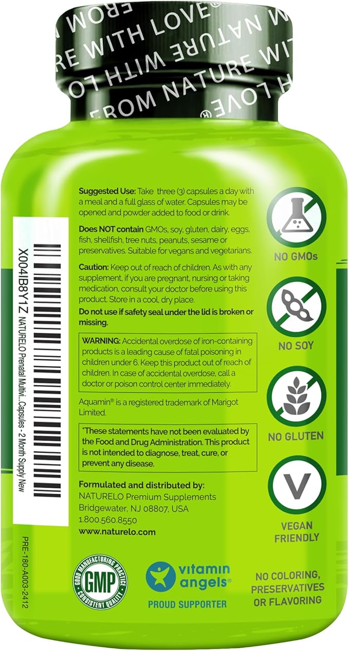 NATURELO Prenatal Multivitamin - Image 9