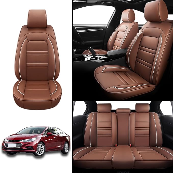 Seat Covers for Chevy Cruze 2011-2019 | 5-Seats Leather Seat Covers - Image 2