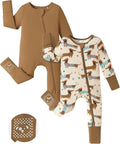 PATPAT Baby Footie Romper with Mittens by PATPAT