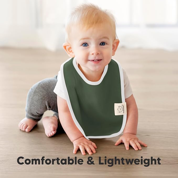 KeaBabies 8-Pack Organic Baby Bibs - Image 5
