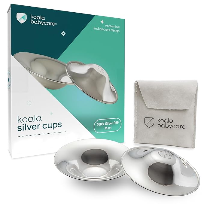 Koala Babycare The Original Nursing Cups 100% Silver – Nipple Shields by KoalaBabycare