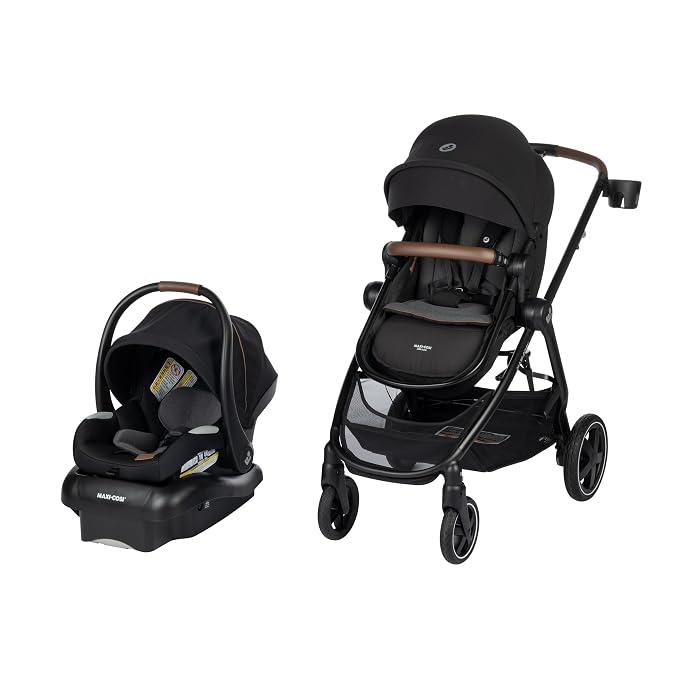Maxi-Cosi Zelia™ Luxe 5-in-1 Modular Travel System in New Hope Black by Maxi-Cosi