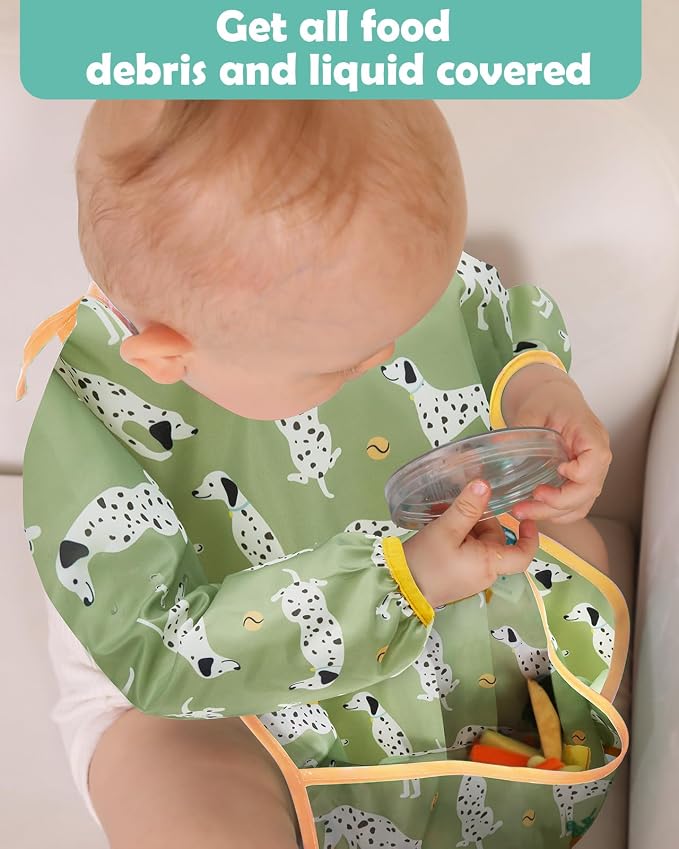 Lictin Long Sleeve Bibs 5 Pack - Image 7