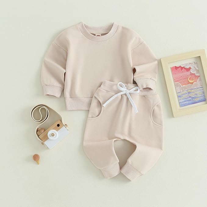 Tiaham Baby Boy Clothes Girl Outfits Fashion Sweatshirt Sweat Pant Kids Toddler - Image 8