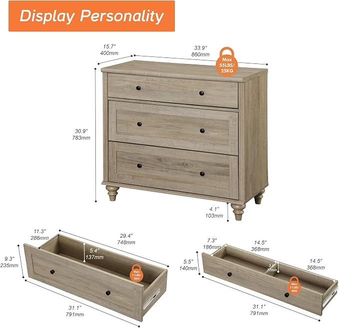 WAMPAT Baby Dresser for Bedroom - Image 2