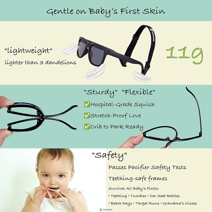 COCOSAND Flexible Baby Sunglasses - Image 4