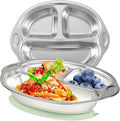 Stainless Steel Baby Suction Plates: Divided Plates by MrsChou