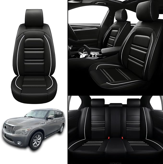Seat Covers for Infiniti qx56 2004-2013 | 5-Seats Leather Seat Covers - Image 2