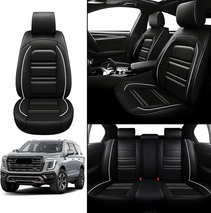 Seat Covers for gmc Yukon 2000-2025 | 5-Seats Leather Seat Covers - Image 2
